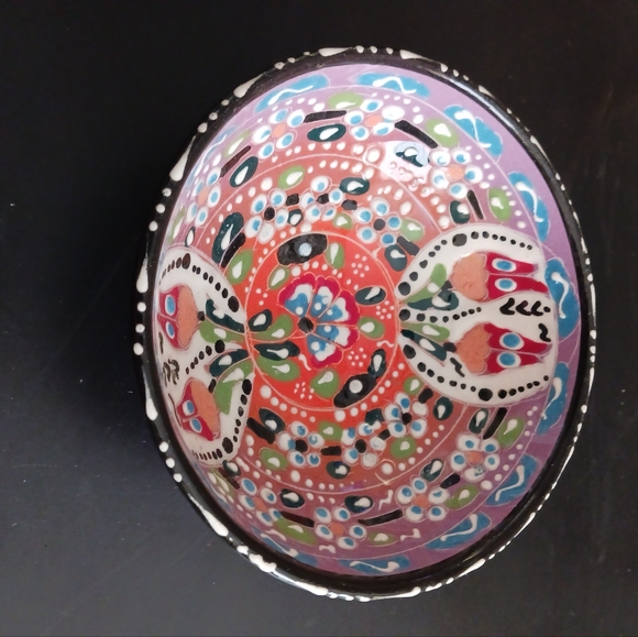Folk Art hand painted stunning  small bowel from turkey - Picture 3 of 5